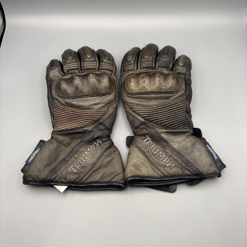 Triumph Motorcycle Gloves Size Medium Protective Gear Schoeller Keprotec
